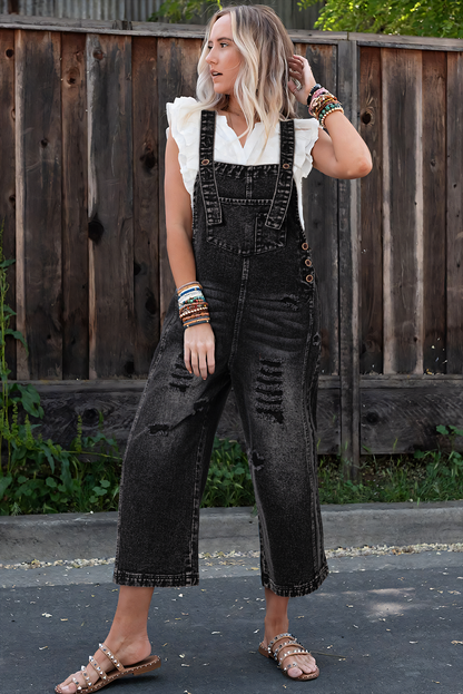 denim overalls for women