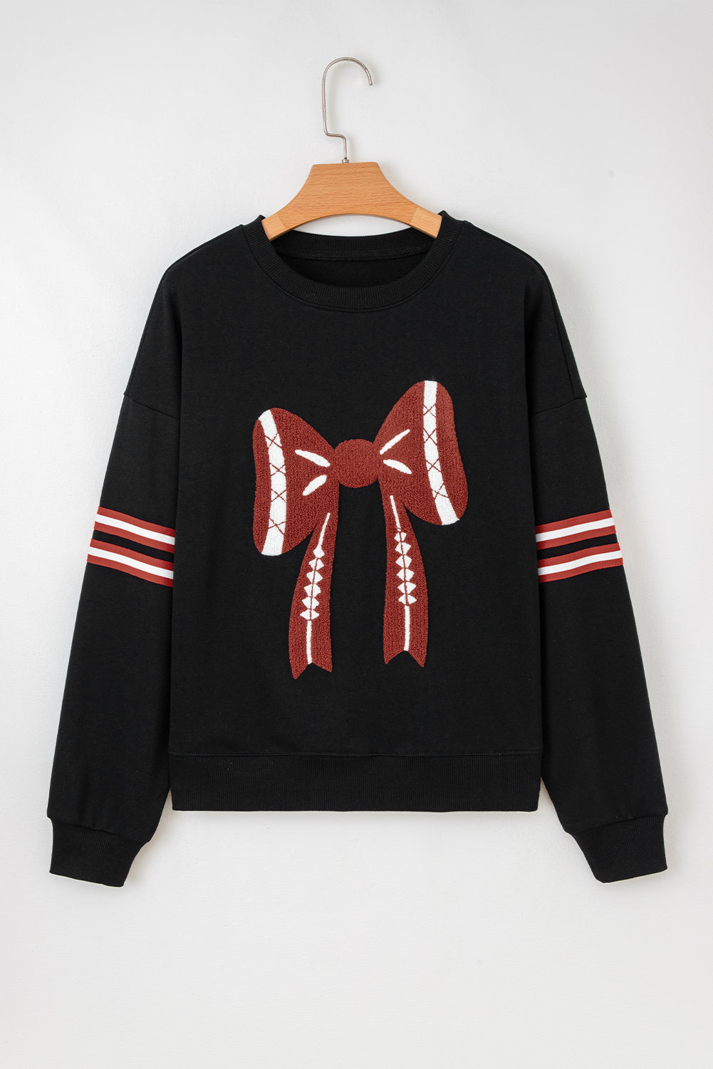 black graphic sweatshirt