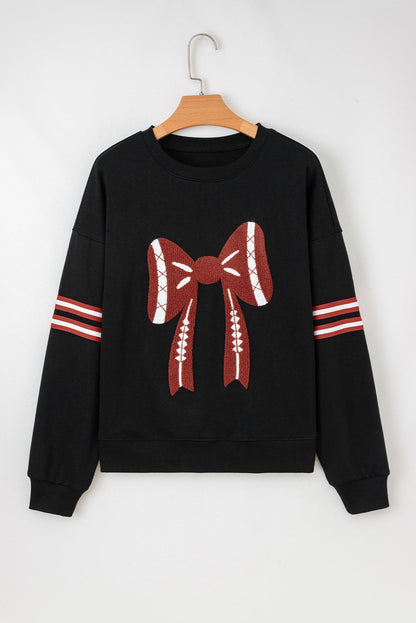 black graphic sweatshirt