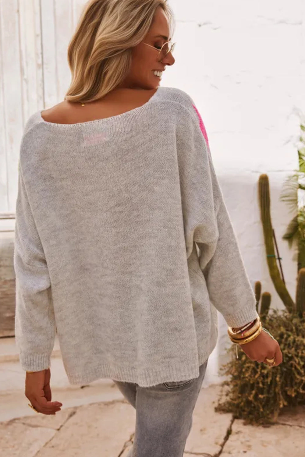 Gray sweater