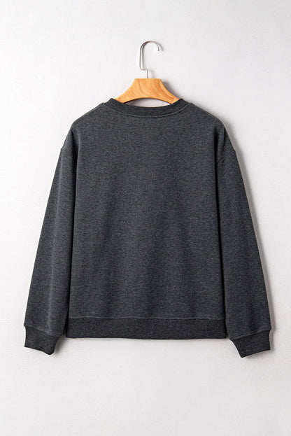 grey graphic sweatshirt