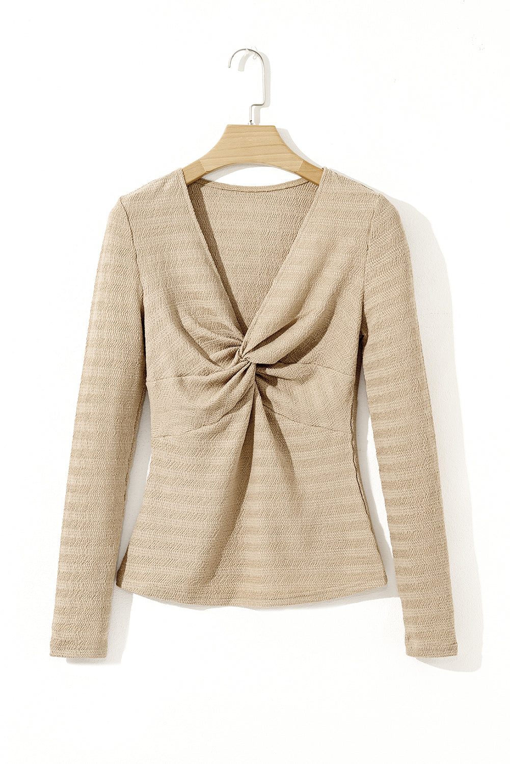 long sleeve twist top