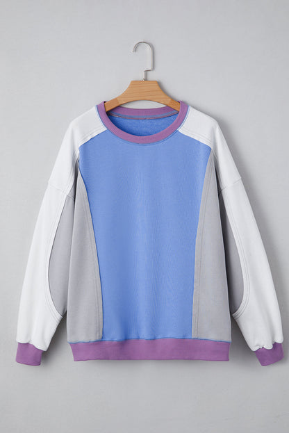color block sweatshirt