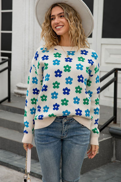 cute flower sweater