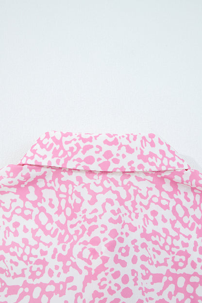 leopard striped shirt