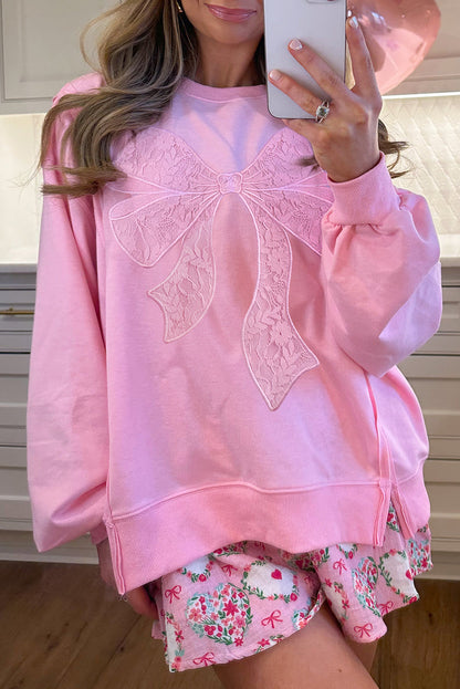 bow sweatshirt