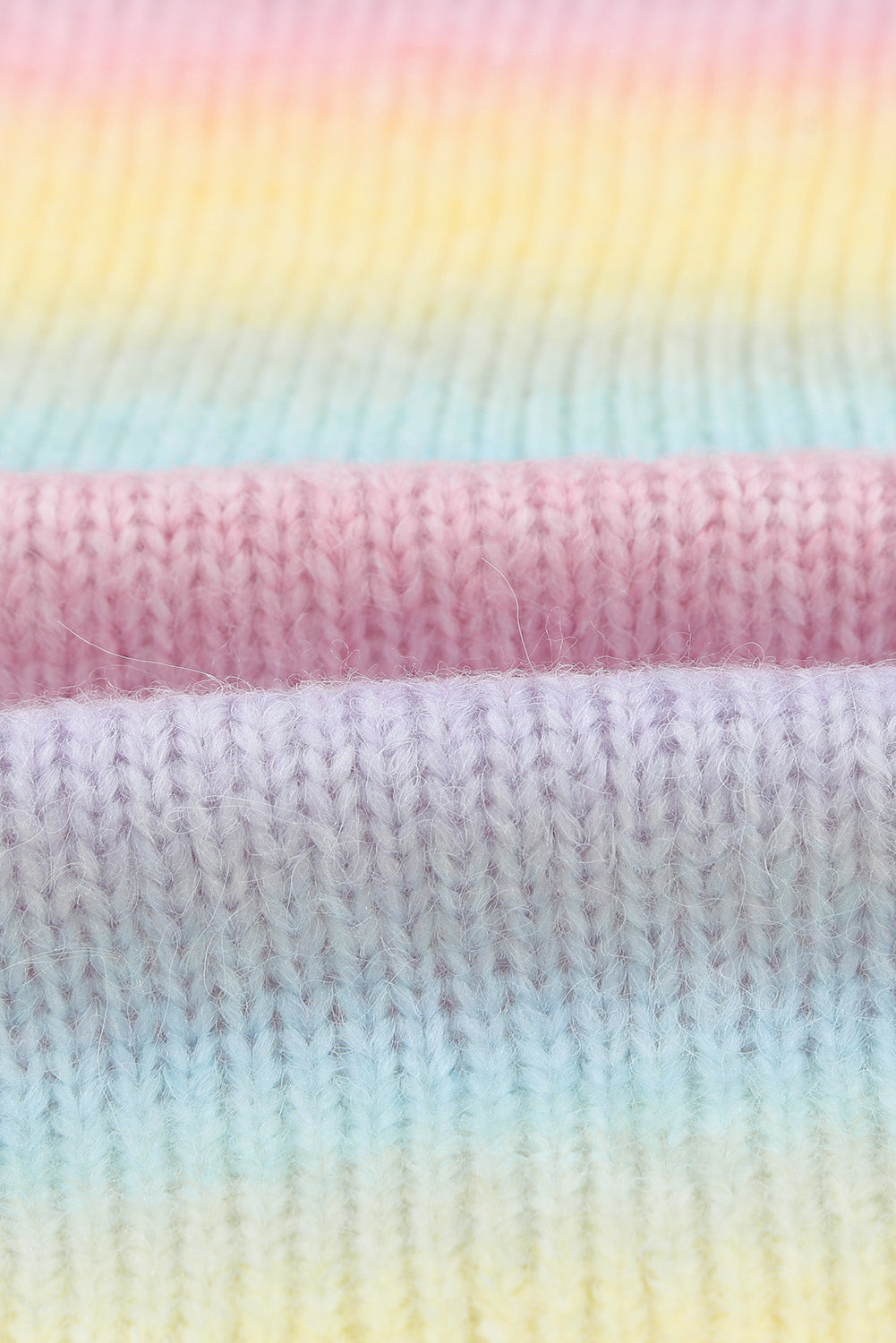 Glowing Multicolour Tie-Dye Oversized Cardigan