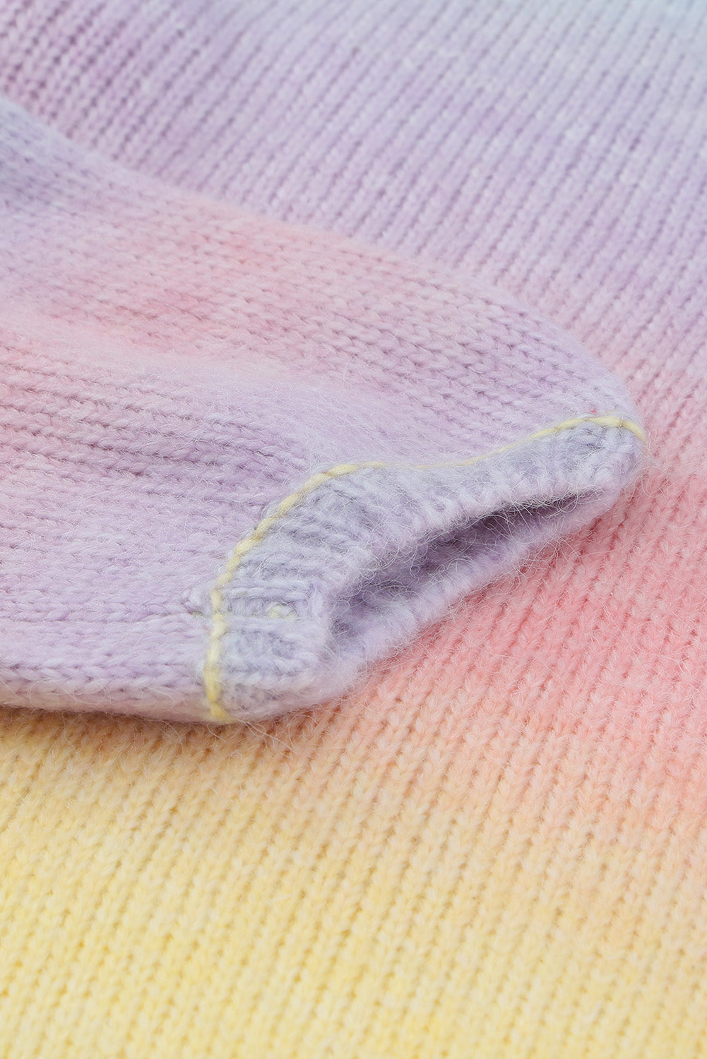 Glowing Multicolour Tie-Dye Oversized Cardigan