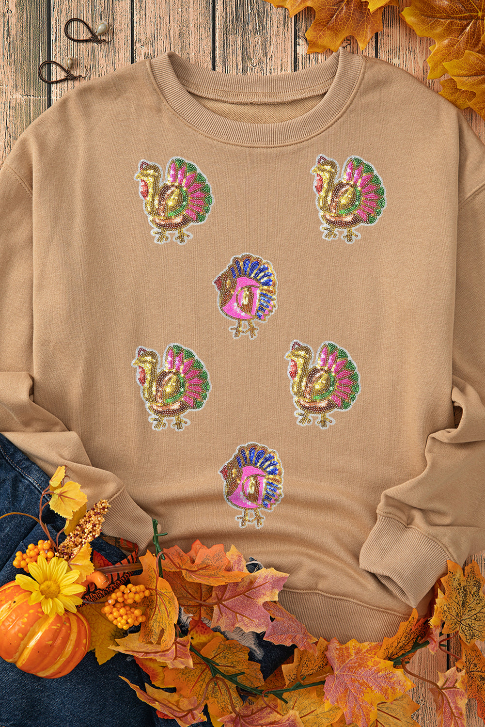 thanksgiving graphic sweatshirt