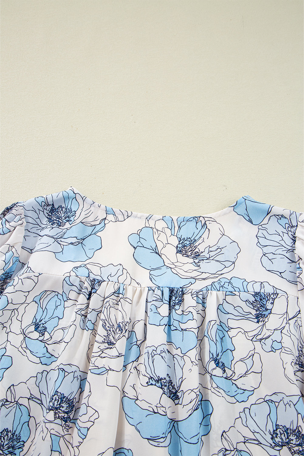 floral print long sleeve blouse