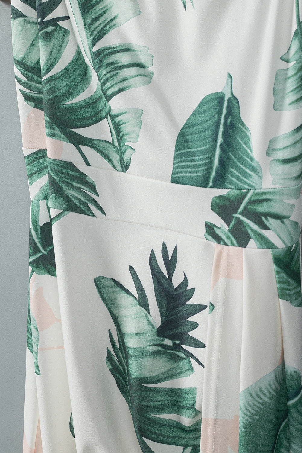 Elegant Floral Print Sleeveless Keyhole Neckline Pockets Maxi Dress