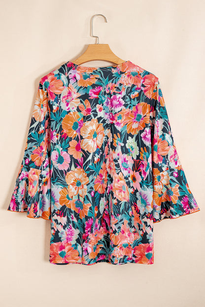floral blouse long sleeve