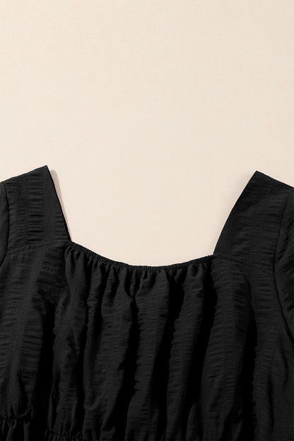 black plus size dress