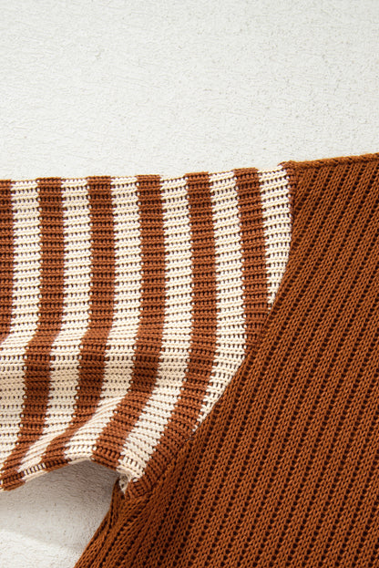Brown Stripe top