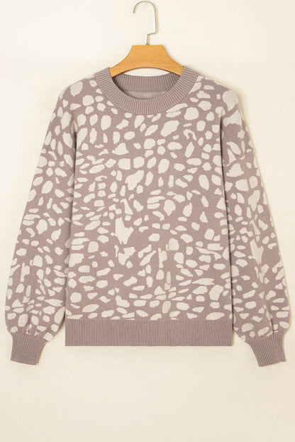 leopard sweater