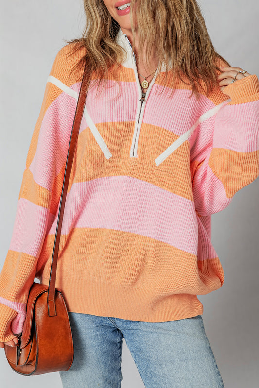colorblock sweater