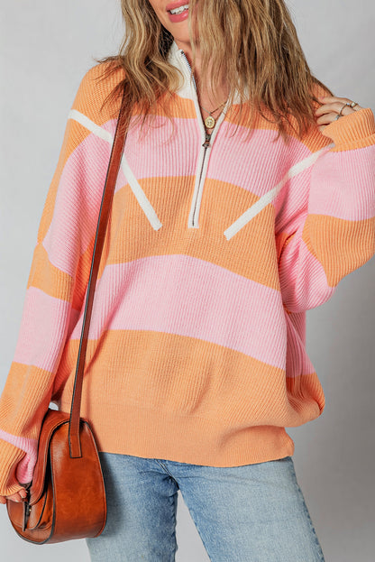 colorblock sweater