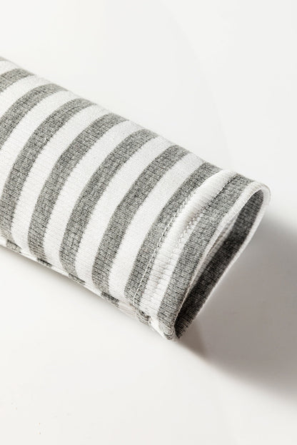 striped long sleeve top