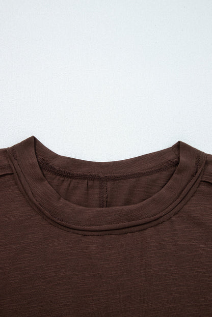 lace patchwork long sleeve top