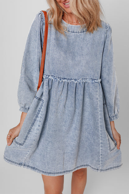denim t shirt dress