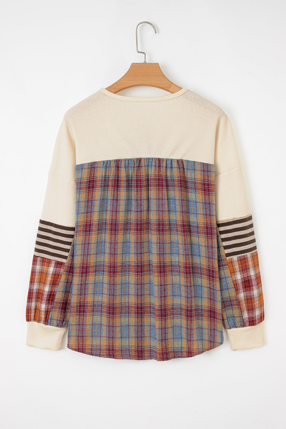 waffle long sleeve top