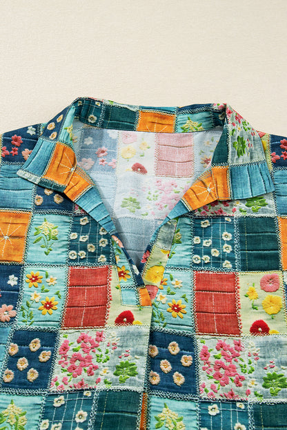 floral blouse womens