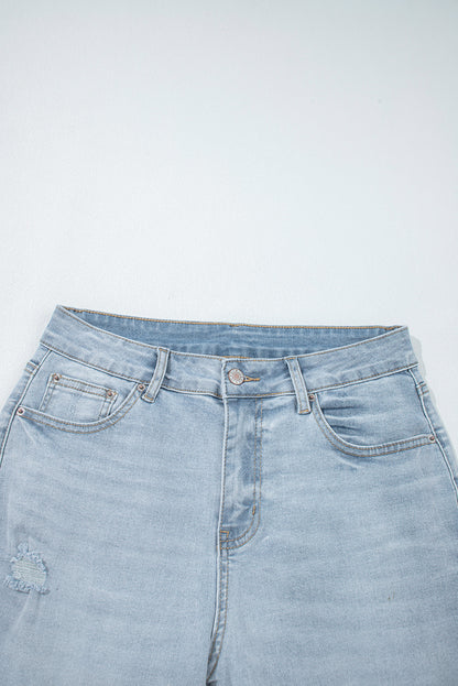 distressed skinny jeans