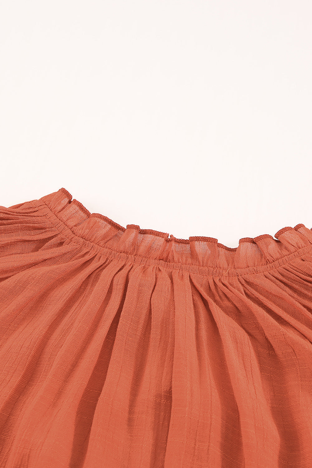 Elegant Tiered Ruffle V Neck Blouse