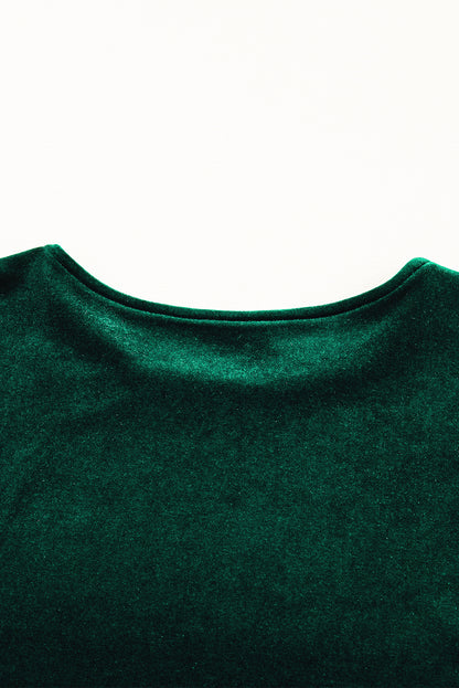 sequin short sleeve dress