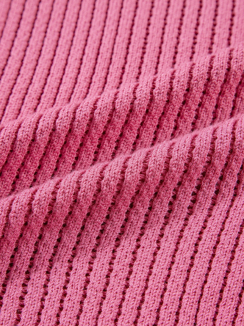 Rose Red Ruffled Contrast Trim Plus Size Short Sleeve Sweater