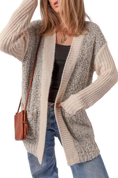 color block cardigan