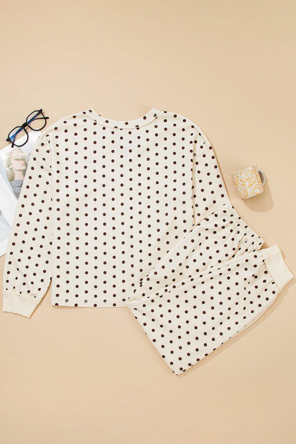 polka dot lounge set