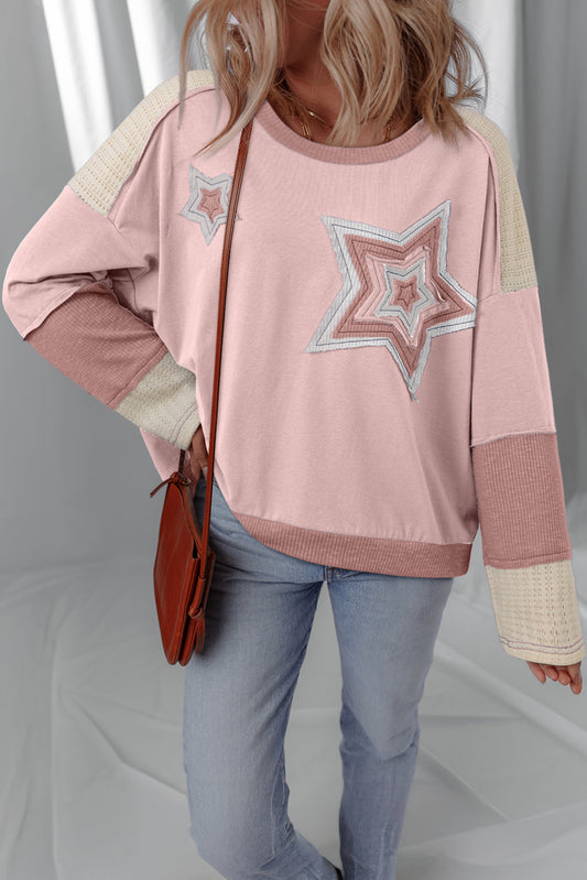 star patchwork top