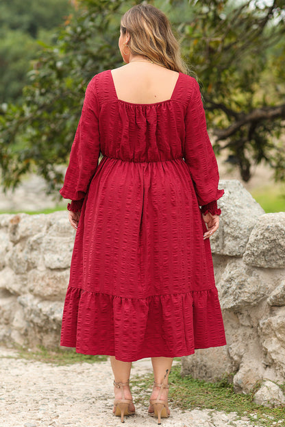 long sleeve dress plus size