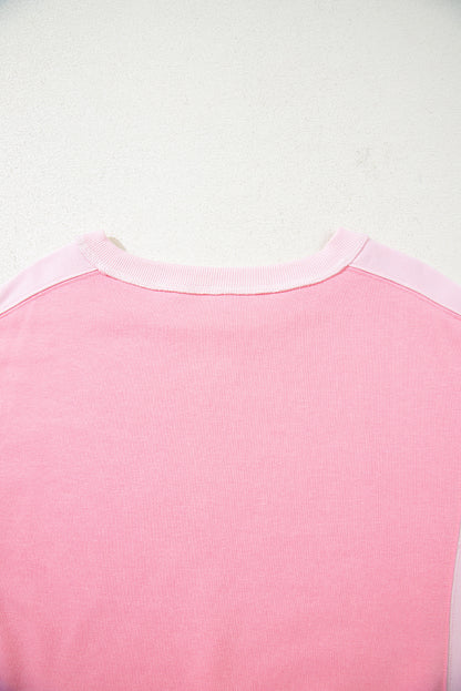 color block sweatshirt