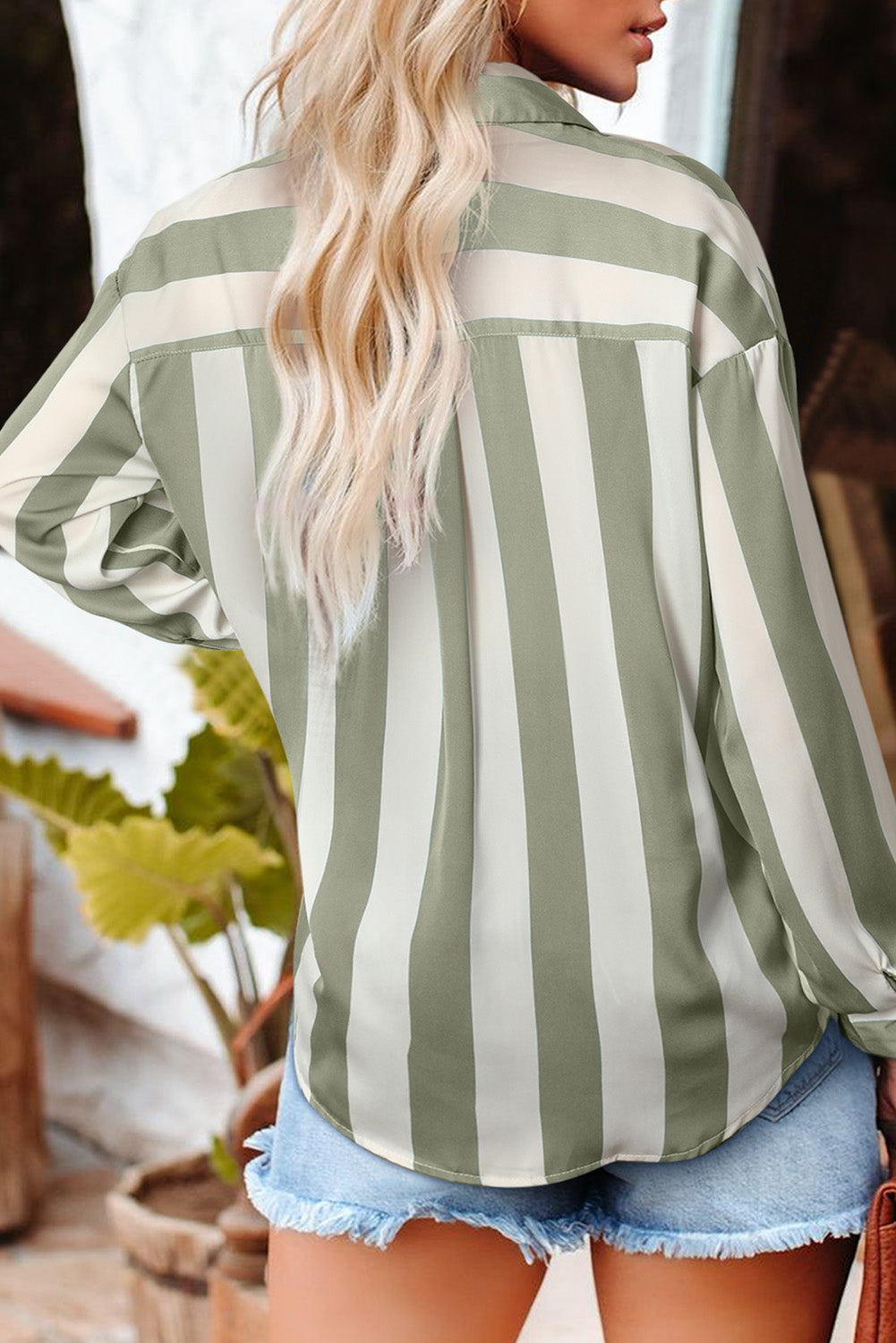 striped long sleeve shirt