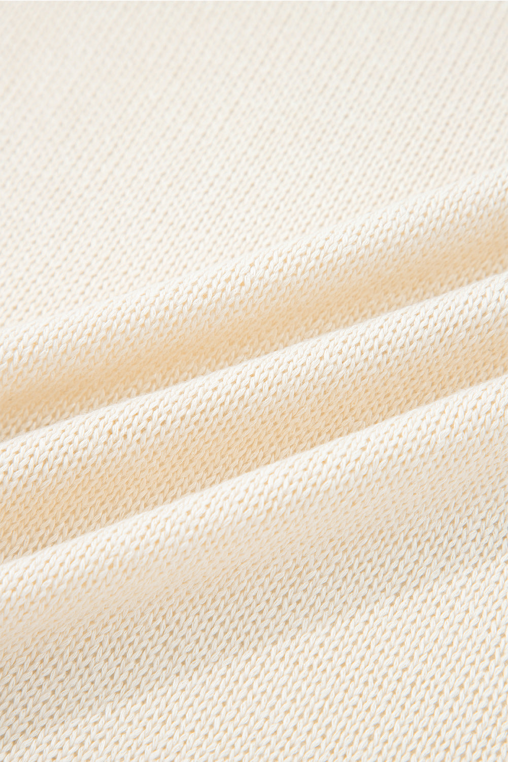 Smoke Gray Solid Color Hollowed Knit Open Front Cardigan Sweater