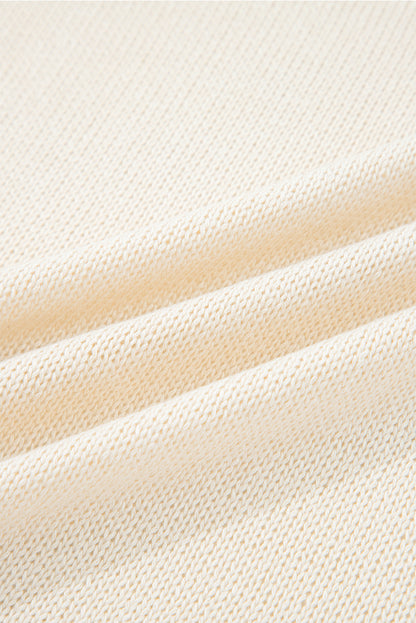 Smoke Gray Solid Color Hollowed Knit Open Front Cardigan Sweater