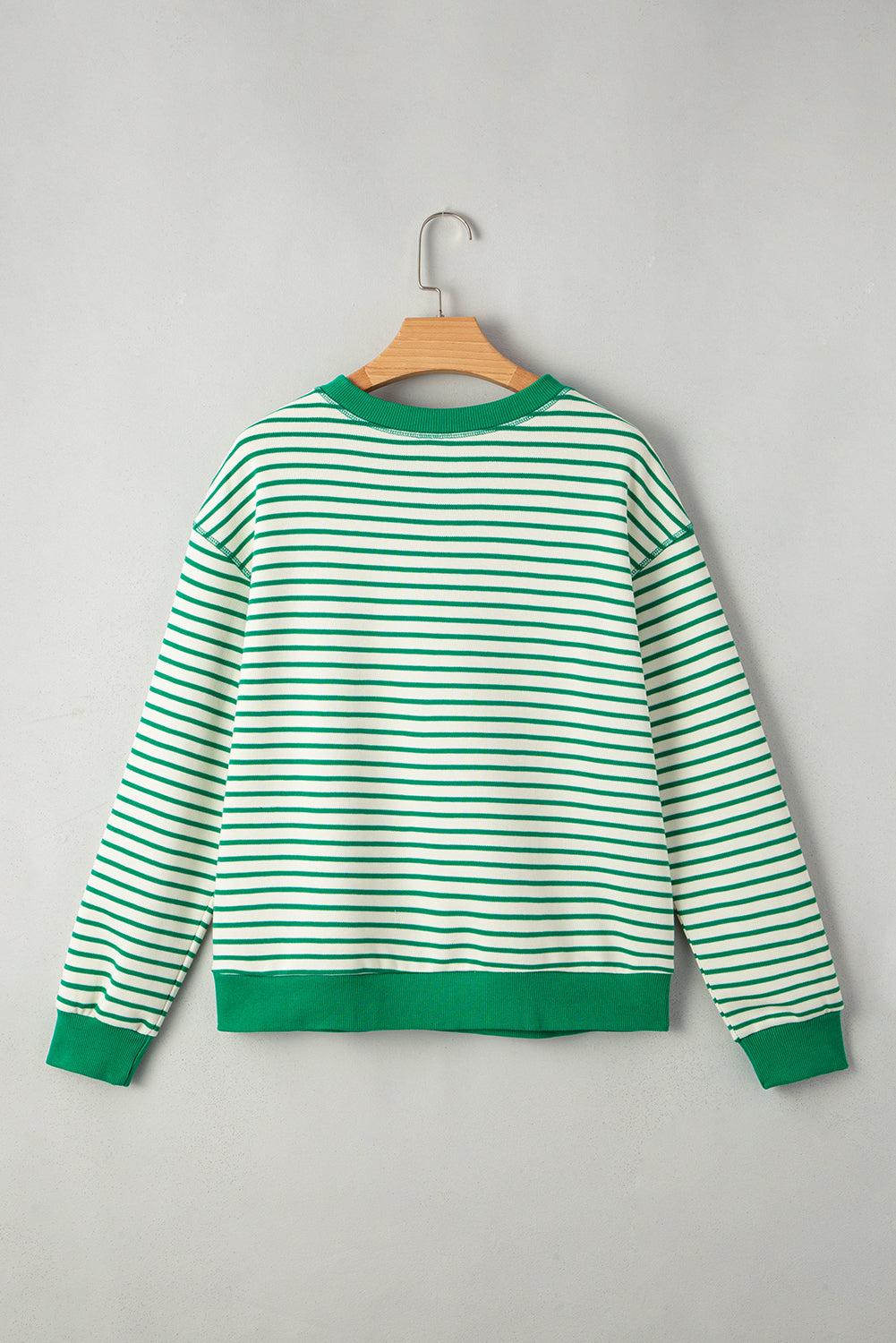 striped long sleeve top