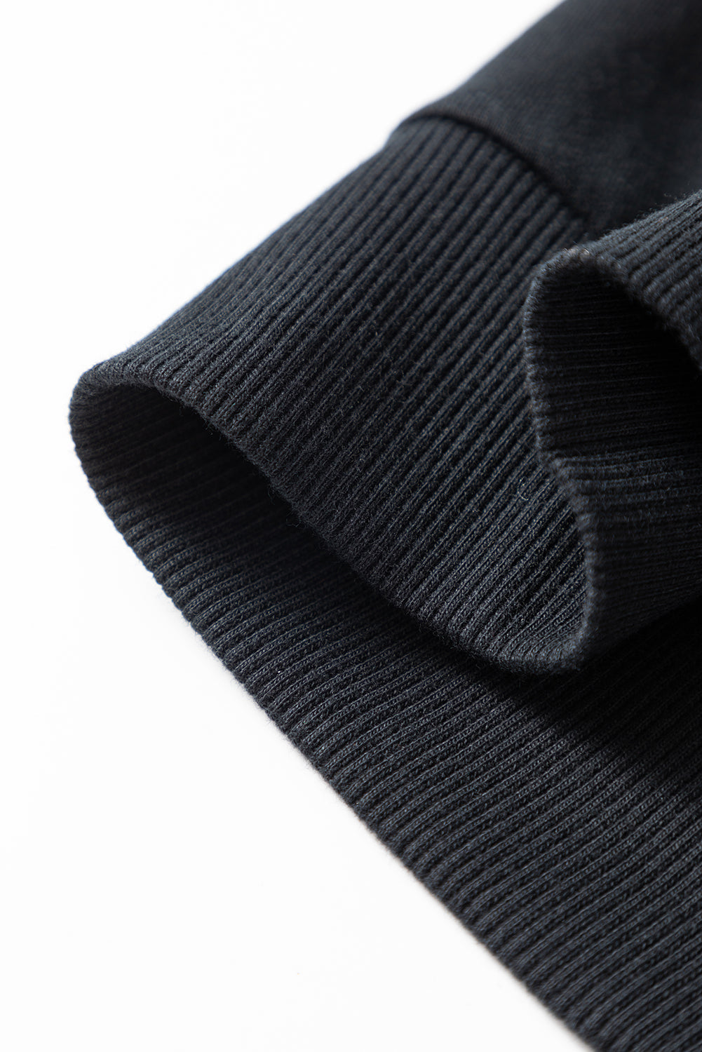 black rhinestone sweatshirt