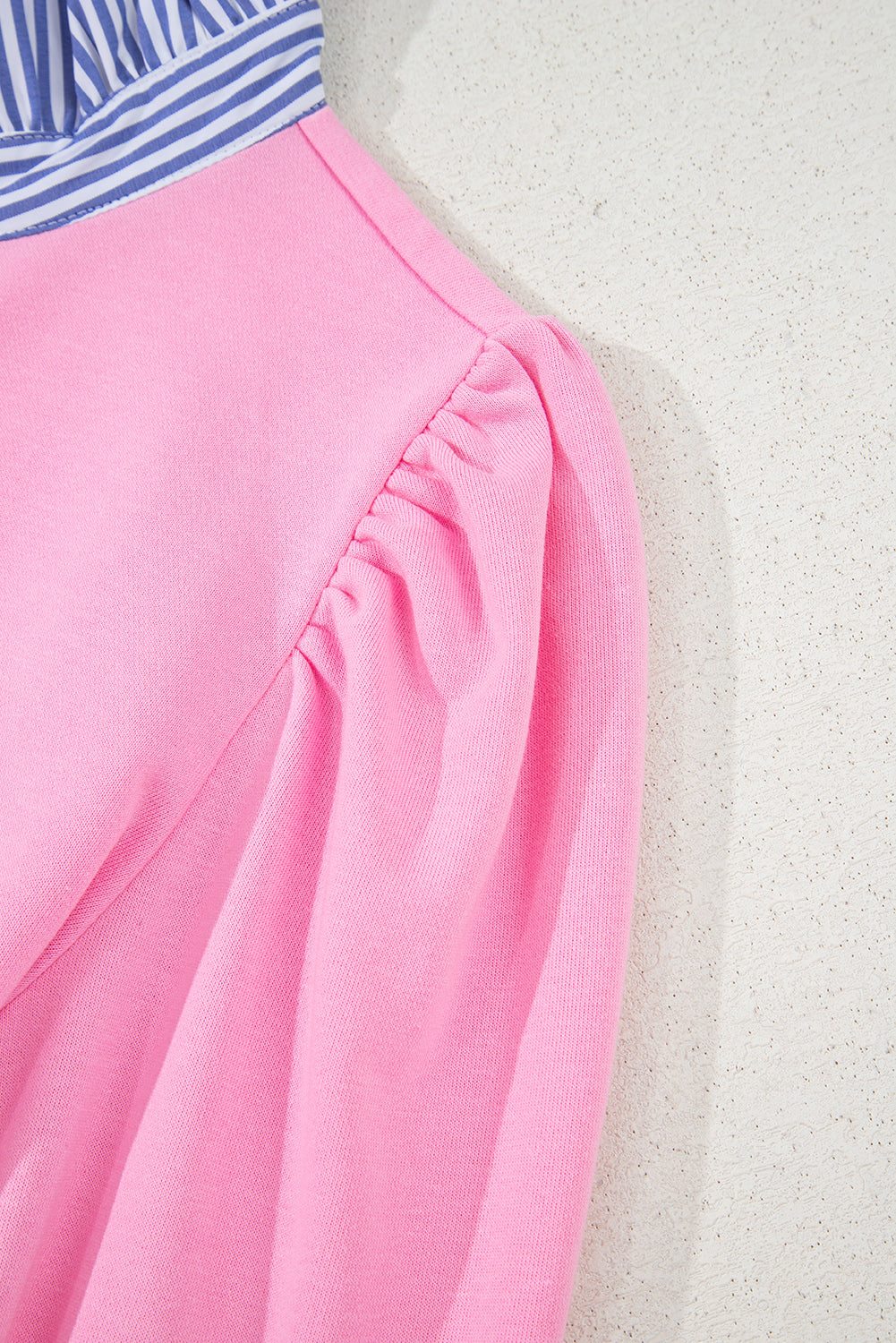 button collar sweatshirt