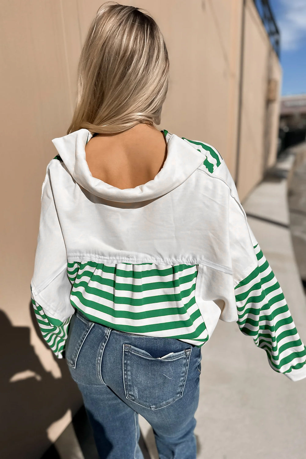stripe pullover