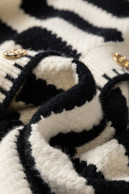 striped cardigan womens