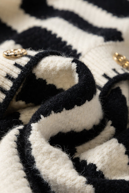 striped cardigan womens