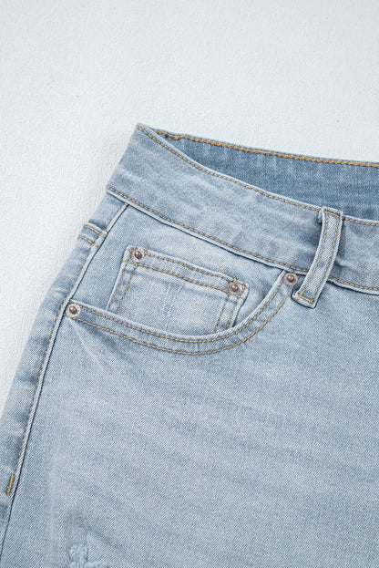 distressed skinny jeans