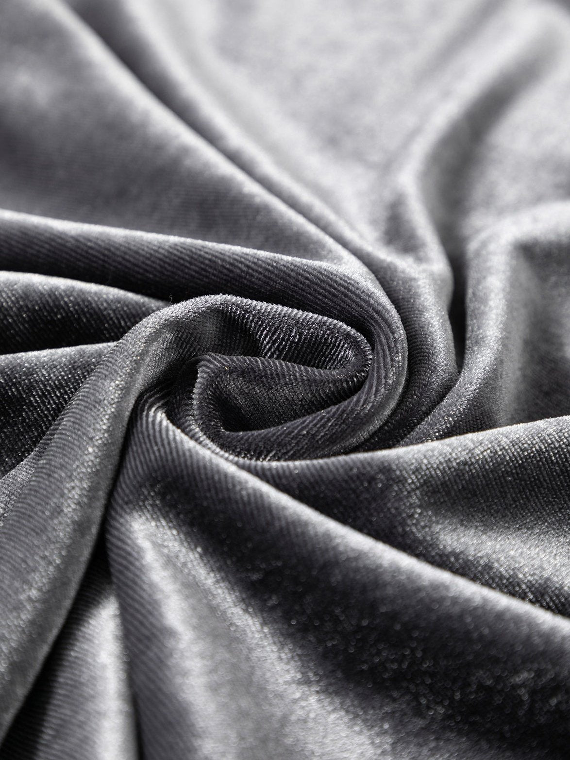 Grey Leopard Velvet Lantern Sleeve Blouse