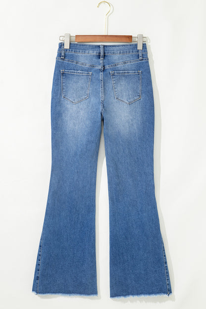 blue flare jeans