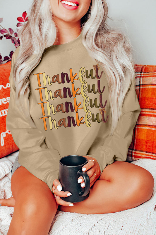 letter graphic sweatshirt