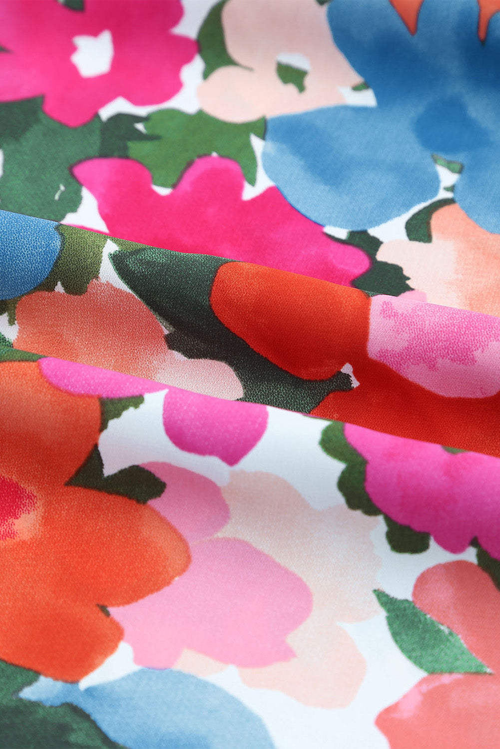 Floral Off Shoulder Ruffle Sleeve Blouse