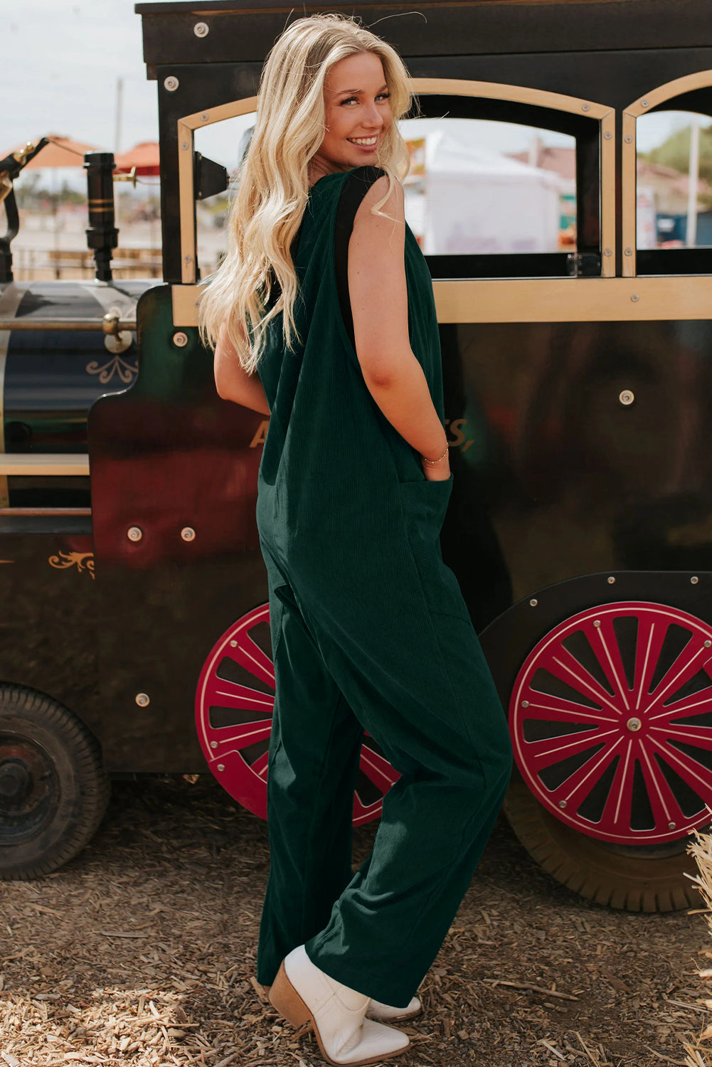 corduroy jumpsuit
